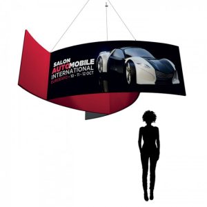 Enseigne suspendue tryptique