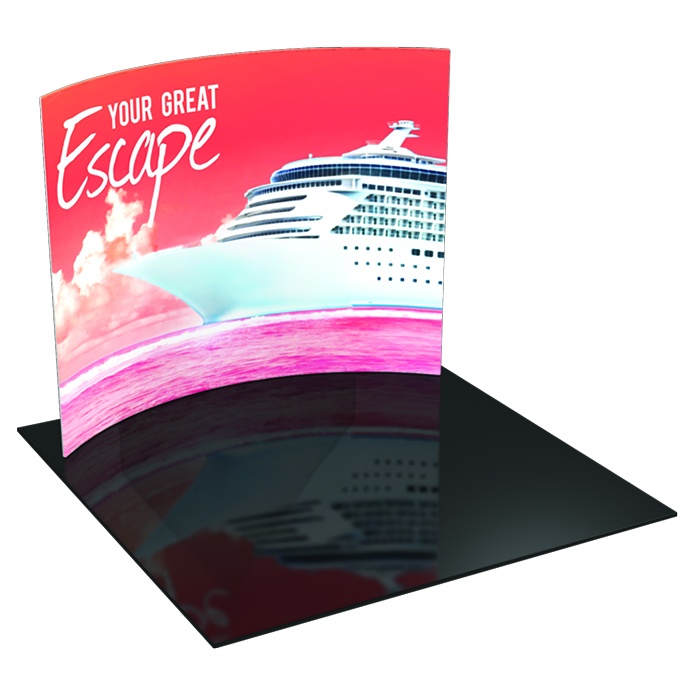 Mur d'image courbe pour stand d'exposition Mur d'image courbe pour stand d'exposition