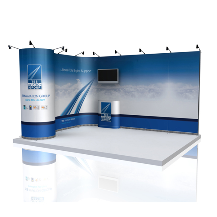 Stand Isoframe : un mur d'image flexible Stand Isoframe : un mur d'image flexible