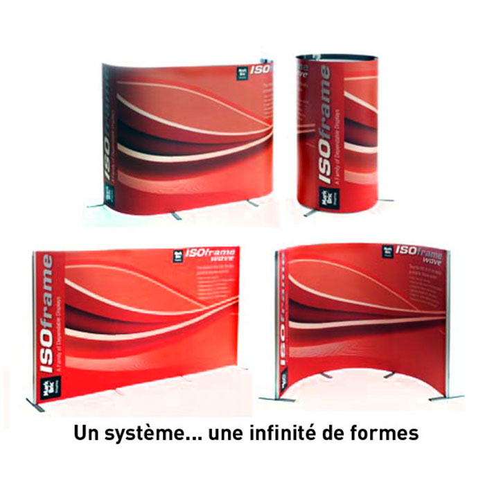 Stand Isoframe : modularité et souplesse Stand Isoframe : modularité et souplesse