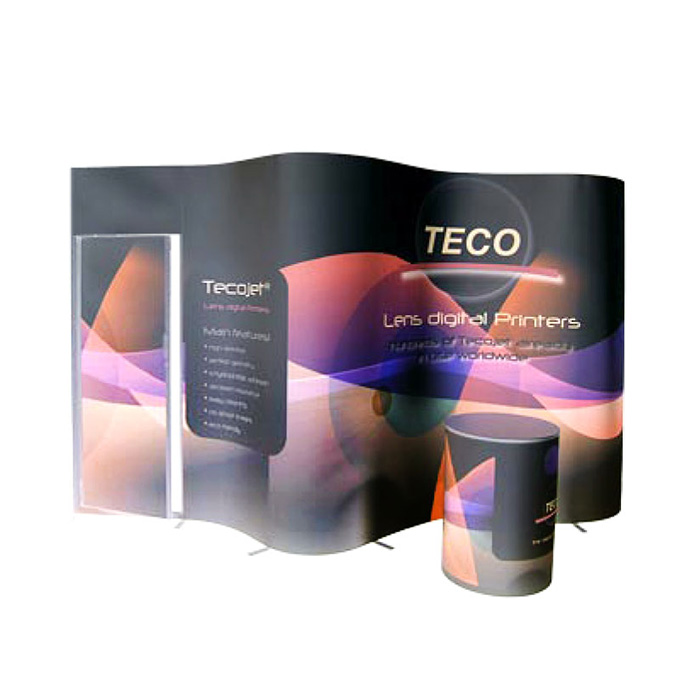 Stand Isoframe : un mur d'image flexible Stand Isoframe : un mur d'image flexible