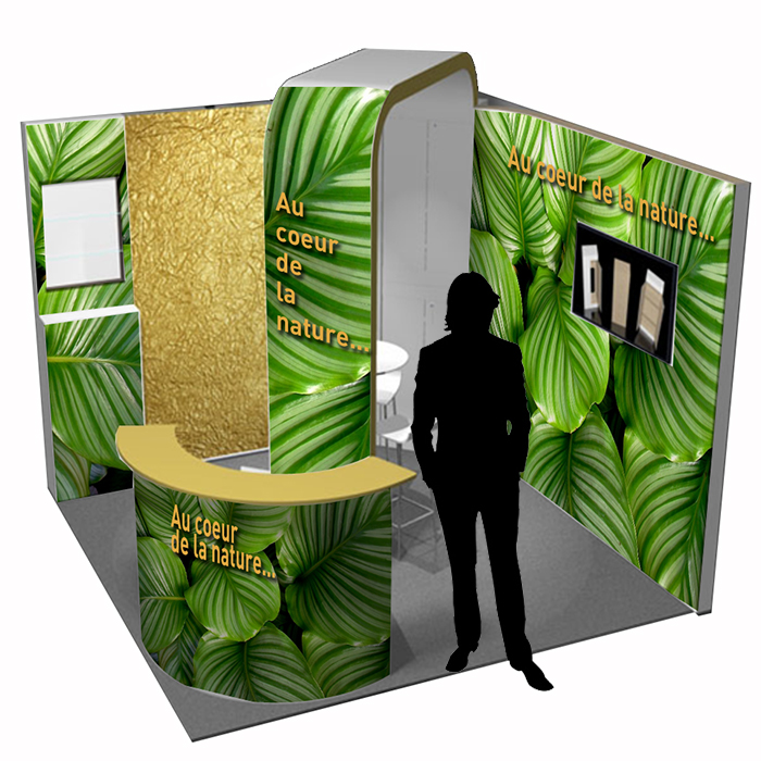 Médio système : Stand d'exposition modulable Médio système : Stand d'exposition modulable