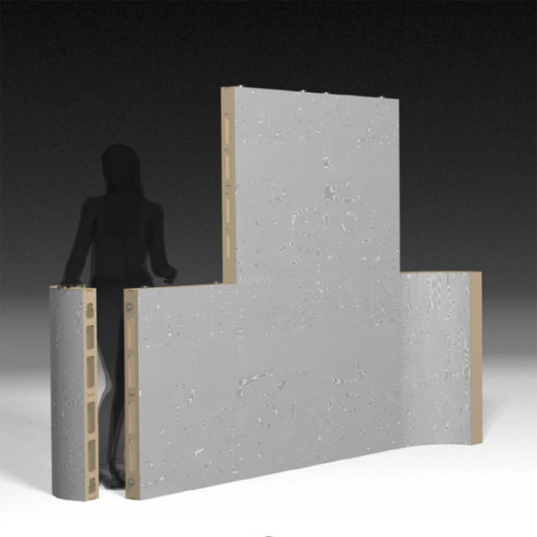 Mur d'exposition modulable Mur d'exposition modulable
