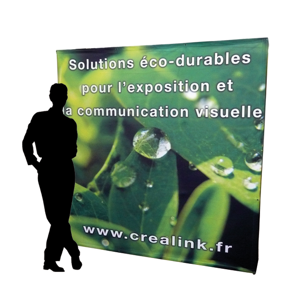 Stand d'exposition leger et ergonomique : popup tex Stand d'exposition leger et ergonomique : popup tex