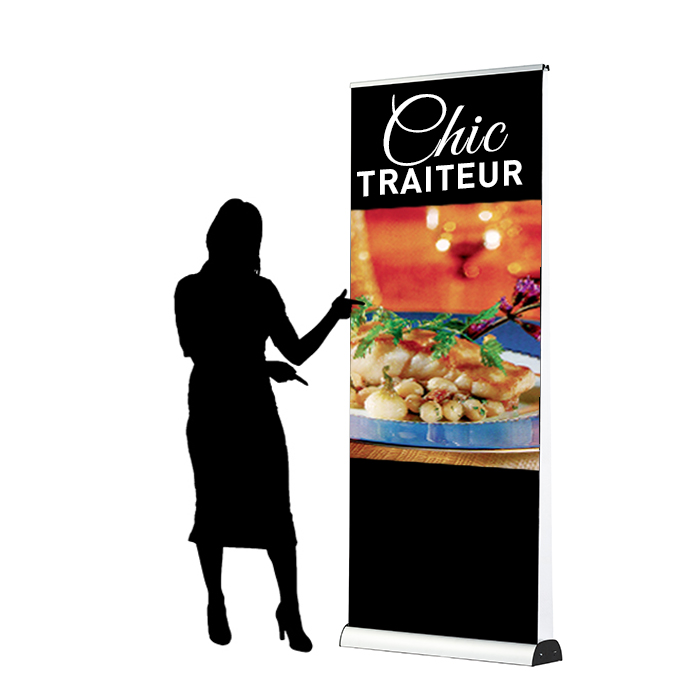 Totem Rollup double face en aluminium Totem Rollup double face en aluminium