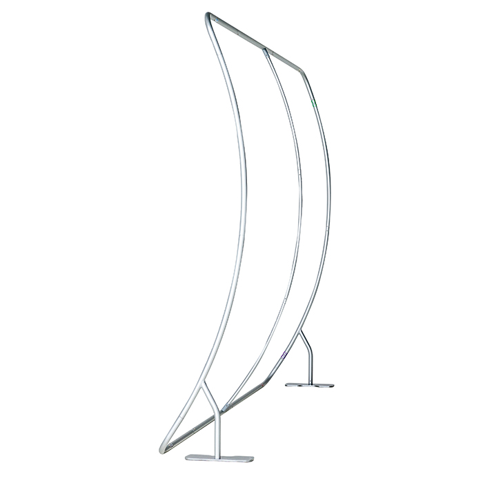 Structure en tube alu pour mur d'image en tissus Structure en tube alu pour mur d'image en tissus