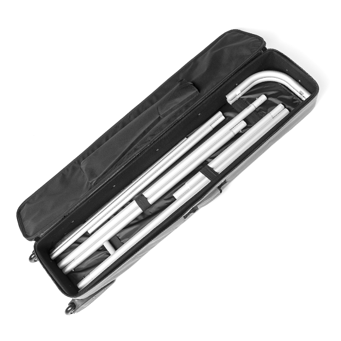 Valise de transport, stand portable tres compact Valise de transport, stand portable tres compact
