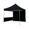 Tente pliable 3x3m de couleur noire