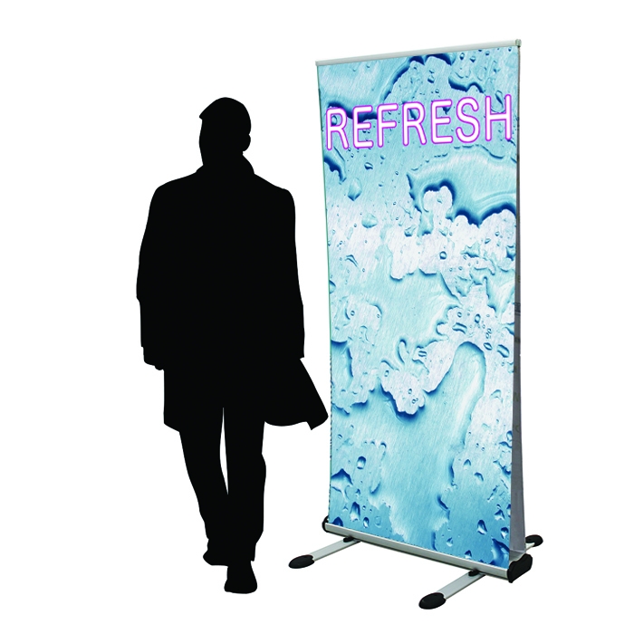 Stand rollup extérieur, compact et leger Stand rollup extérieur, compact et leger