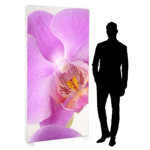 Totem lumineux pour stand d'exposition