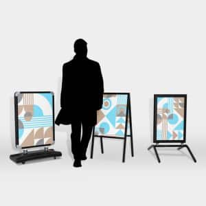 Chevalet publicitaire